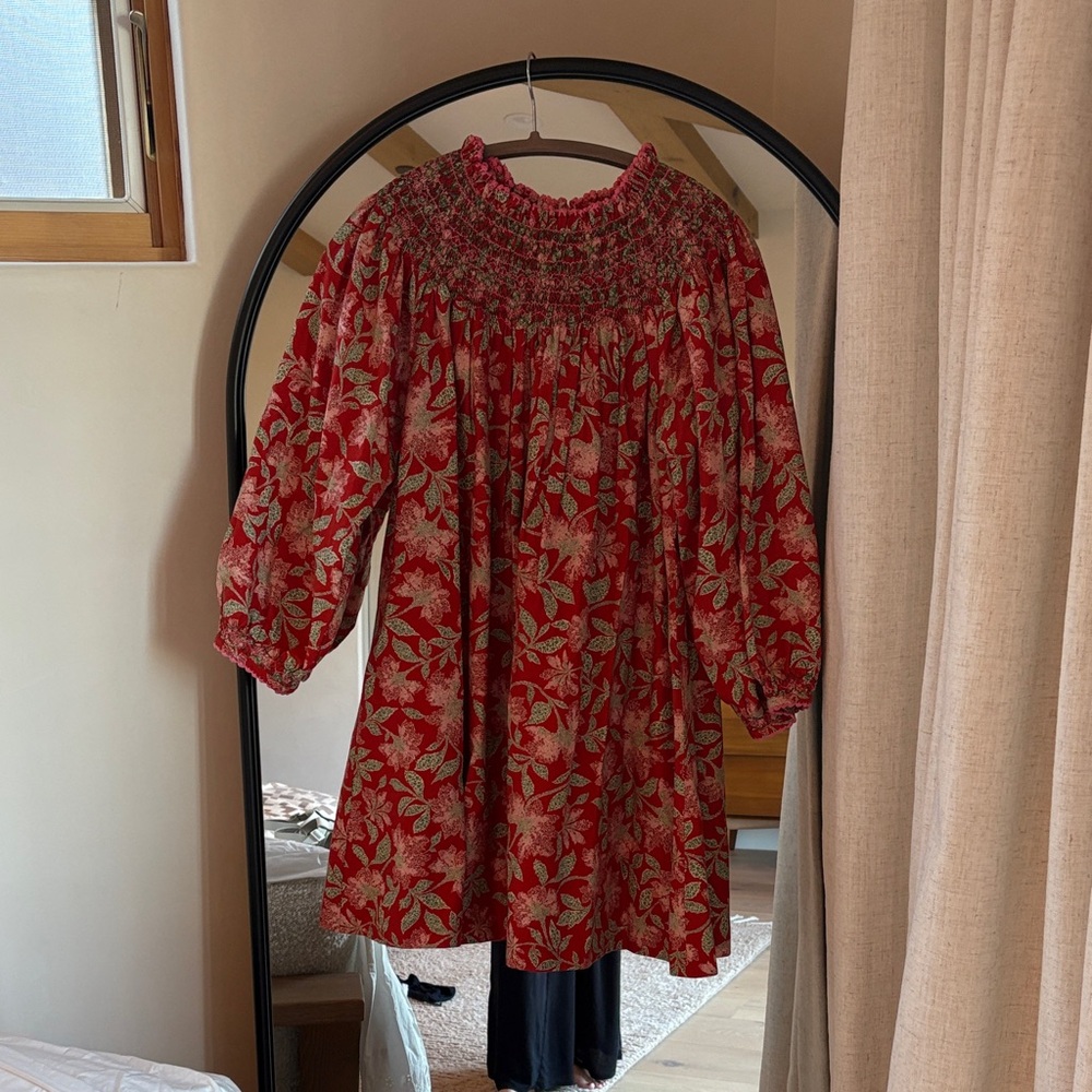 Doen Red and Pink mini dress XS